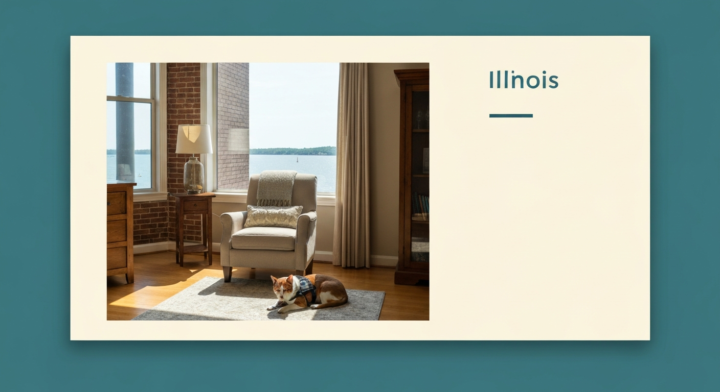 How Much Does an ESA Letter Cost in Illinois (2026)? transparent flat pricing
